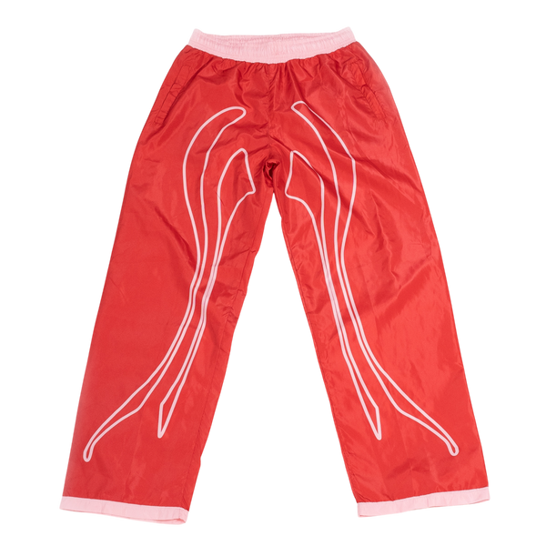 Red Windbreaker Pants