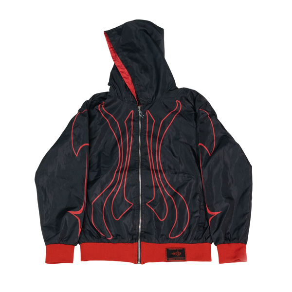 Black Windbreaker Jacket