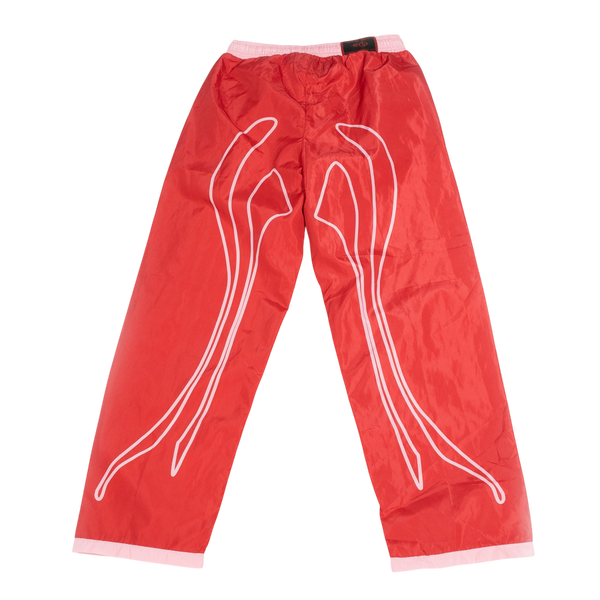 Red Windbreaker Pants