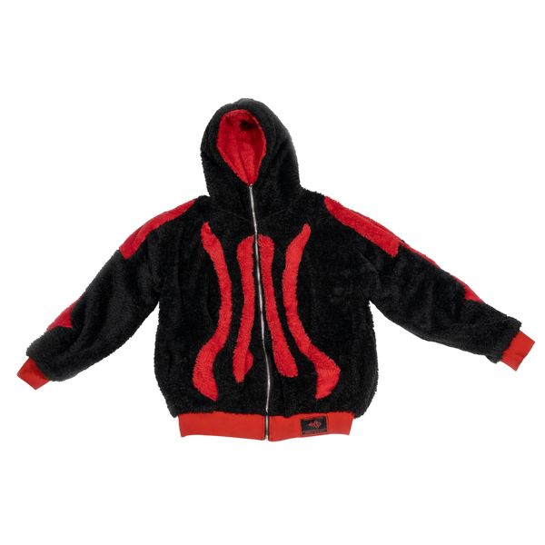 Black Sherpa Fleece hoodie