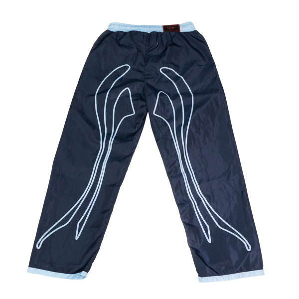 Blue Windbreaker Pants