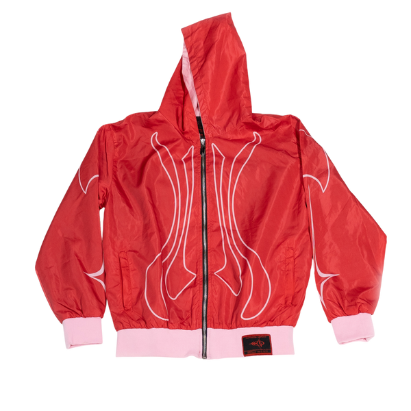 Red Windbreaker Jacket