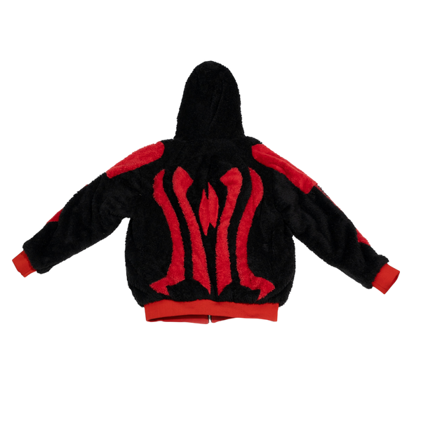 Black Sherpa Fleece hoodie