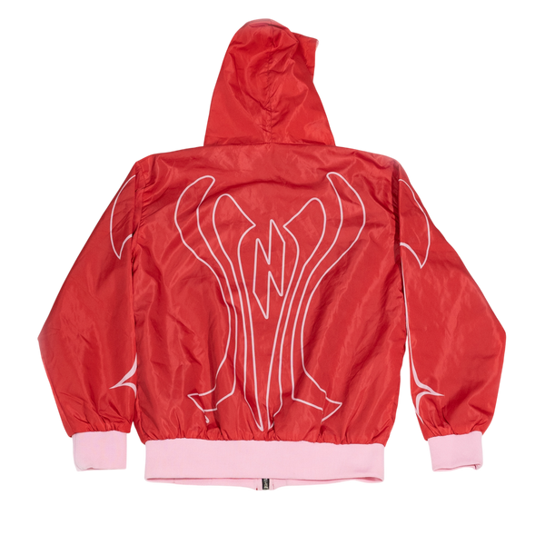 Red Windbreaker Jacket