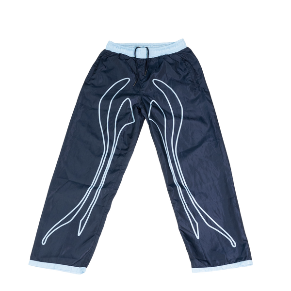 Blue Windbreaker Pants