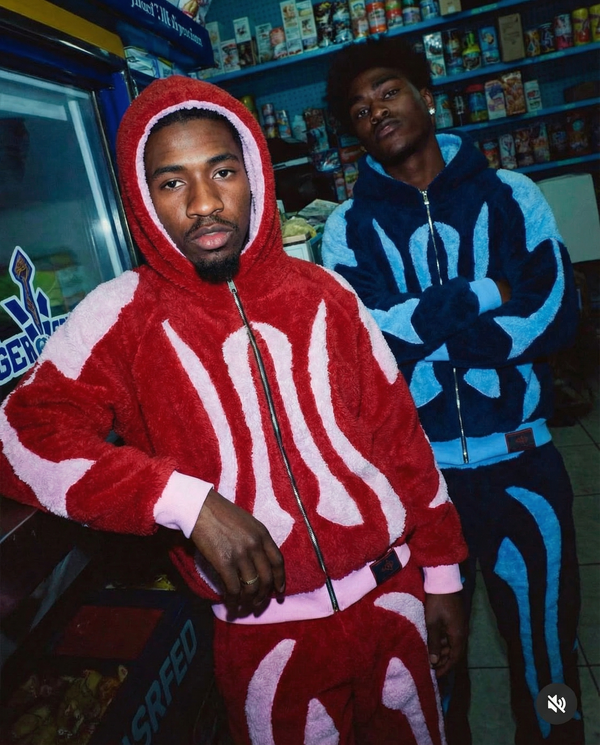 Red Sherpa Fleece hoodie
